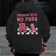 Twinning With My Para Teacher Matching Paraprofessional 70s For Men Women Men Zip Up Hoodie Back Print, funny design Twinning With My Para Teacher Matching Paraprofessional 70s For Men Women Men Zip Up Hoodie Back Print, funny design