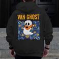 Van Ghost Art Teacher Halloween Van Gogh Starry Night Men Zip Up Hoodie Back Print, funny design Van Ghost Art Teacher Halloween Van Gogh Starry Night Men Zip Up Hoodie Back Print, funny design
