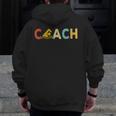 Vintage Swim Coach Swimming Coach Swim Teacher Swimmer Retro Men Zip Up Hoodie Back Print, funny design Vintage Swim Coach Swimming Coach Swim Teacher Swimmer Retro Men Zip Up Hoodie Back Print, funny design