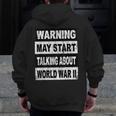 Vintage Historian Shirt History Teacher Co Retro WW2 History Teacher Men Zip Up Hoodie Back Print, History Teacher Gifts, funny design
