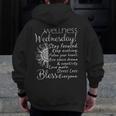 Wellness Wednesday Nurse Counselor Teacher Quotes Men Zip Up Hoodie Back Print, funny design