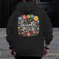 Wildflower 4th Fourth Grade Floral Back To School Teacher Men Zip Up Hoodie Back Print, 4th Grade Teacher Gifts, funny design Wildflower 4th Fourth Grade Floral Back To School Teacher Men Zip Up Hoodie Back Print, 4th Grade Teacher Gifts, funny design