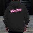 Women Retro Pink Scientist Science Teacher Back To School Men Zip Up Hoodie Back Print, Science Teacher Gifts, funny design Women Retro Pink Scientist Science Teacher Back To School Men Zip Up Hoodie Back Print, Science Teacher Gifts, funny design
