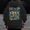 World Down Syndrome Day Awareness T21 Teacher Women Men Kids Men Zip Up Hoodie Back Print, funny design