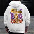 4th Grade Boo Crew Ghost Halloween Teacher Costume Men Zip Up Hoodie Back Print, 4th Grade Teacher Gifts, funny design 4th Grade Boo Crew Ghost Halloween Teacher Costume Men Zip Up Hoodie Back Print, 4th Grade Teacher Gifts, funny design