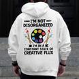 Art Teacher School Teacher Art Teachers School Men Zip Up Hoodie Back Print, funny design