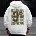 Camo Team 3rd Grade Squad Back To School Teacher Kids Boys Men Zip Up Hoodie Back Print, funny design Camo Team 3rd Grade Squad Back To School Teacher Kids Boys Men Zip Up Hoodie Back Print, funny design