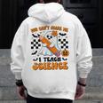 You Can't Scare Me I Teach Science Retro Teacher Halloween Men Zip Up Hoodie Back Print, Science Teacher Gifts, funny design You Can't Scare Me I Teach Science Retro Teacher Halloween Men Zip Up Hoodie Back Print, Science Teacher Gifts, funny design