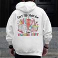 Can't Talk Right Now Doing Teacher Stuff Teacher Stuff Men Zip Up Hoodie Back Print, funny design Can't Talk Right Now Doing Teacher Stuff Teacher Stuff Men Zip Up Hoodie Back Print, funny design