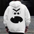 Carrot Teacher Matching Halloween Costume Men Zip Up Hoodie Back Print, funny design Carrot Teacher Matching Halloween Costume Men Zip Up Hoodie Back Print, funny design