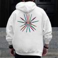 Cool Brush Heart Shape Art Teacher Paint For Artist Painter Men Zip Up Hoodie Back Print, funny design