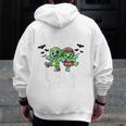 Creepin It Real Monster School Preschool Teacher Halloween Men Zip Up Hoodie Back Print, funny design Creepin It Real Monster School Preschool Teacher Halloween Men Zip Up Hoodie Back Print, funny design