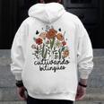 Cultivando Bilingues Dual Language Crew Bilingual Teacher Men Women Girls Kids Men Zip Up Hoodie Back Print, funny design