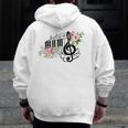 Cut Music Teacher Shirt With a Piano Keys Notes And Flowers Men Zip Up Hoodie Back Print, funny design Cut Music Teacher Shirt With a Piano Keys Notes And Flowers Men Zip Up Hoodie Back Print, funny design