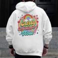 Daycare Teacher Daycare Provider Early Childhood Vibes Men Zip Up Hoodie Back Print, funny design Daycare Teacher Daycare Provider Early Childhood Vibes Men Zip Up Hoodie Back Print, funny design