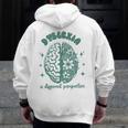 Dyslexia A Different Perspective Dyslexia Specialist Teacher Men Zip Up Hoodie Back Print, funny design Dyslexia A Different Perspective Dyslexia Specialist Teacher Men Zip Up Hoodie Back Print, funny design