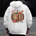 Fall Book Pumpkin Retro Reading Halloween Teacher Men Zip Up Hoodie Back Print, funny design Fall Book Pumpkin Retro Reading Halloween Teacher Men Zip Up Hoodie Back Print, funny design