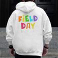 Field Day Green Team For Teacher Kids Field Day Games Men Zip Up Hoodie Back Print, funny design Field Day Green Team For Teacher Kids Field Day Games Men Zip Up Hoodie Back Print, funny design