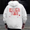 Field Day Red Team Outdoor Field Day Games For Kids Teacher Men Zip Up Hoodie Back Print, funny design