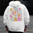 In My Fifth Grade Era 5th Grade Era Teacher Back To School Men Zip Up Hoodie Back Print, funny design