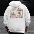 First Data Then Thanksgiving Im Earning A Break Sped Teacher Men Zip Up Hoodie Back Print, funny design First Data Then Thanksgiving Im Earning A Break Sped Teacher Men Zip Up Hoodie Back Print, funny design