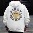 First Grade Teacher First Day Of 1st Grade Back To School Men Zip Up Hoodie Back Print, First Grade Teacher Gifts, funny design First Grade Teacher First Day Of 1st Grade Back To School Men Zip Up Hoodie Back Print, First Grade Teacher Gifts, funny design