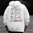 Halloween PE Teacher Spooky Physical Education Teacher Men Zip Up Hoodie Back Print, Pe Teacher Gifts, funny design Halloween PE Teacher Spooky Physical Education Teacher Men Zip Up Hoodie Back Print, Pe Teacher Gifts, funny design