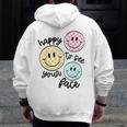 Happy To See Your Face Smile Face Teacher Back To School Men Zip Up Hoodie Back Print, funny design Happy To See Your Face Smile Face Teacher Back To School Men Zip Up Hoodie Back Print, funny design