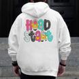 Head Start Team Homeschool Teacher Headstart Back To School Men Zip Up Hoodie Back Print, funny design