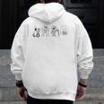 Inclusion Isn't Scary Halloween SLP Sped Teacher Unity Day Men Zip Up Hoodie Back Print, funny design