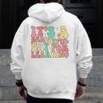It's Beautiful Day For Learning Retro Teacher Students Women Men Zip Up Hoodie Back Print, funny design It's Beautiful Day For Learning Retro Teacher Students Women Men Zip Up Hoodie Back Print, funny design