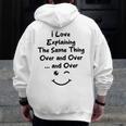 I Love Explaining The Same Thing Teacher Lie Party Men Zip Up Hoodie Back Print, funny design I Love Explaining The Same Thing Teacher Lie Party Men Zip Up Hoodie Back Print, funny design
