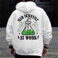 Mad Scientist Science Teacher Halloween Costume Teen Girls Men Zip Up Hoodie Back Print, Science Teacher Gifts, funny design Mad Scientist Science Teacher Halloween Costume Teen Girls Men Zip Up Hoodie Back Print, Science Teacher Gifts, funny design