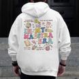 In My Maestra Era Spanish Bilingual Teacher First Day Men Zip Up Hoodie Back Print, funny design
