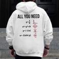 Math Graphs Mathematics Math Teacher Men Zip Up Hoodie Back Print, funny design Math Graphs Mathematics Math Teacher Men Zip Up Hoodie Back Print, funny design