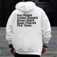 Montessori Helvetica Education Teacher Men Zip Up Hoodie Back Print, funny design