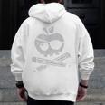 Pirate Teacher Men Zip Up Hoodie Back Print, funny design Pirate Teacher Men Zip Up Hoodie Back Print, funny design