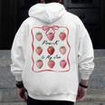 Pre K Is My Jam Teacher Team Crew Preschool Cute Strawberry Men Zip Up Hoodie Back Print, funny design Pre K Is My Jam Teacher Team Crew Preschool Cute Strawberry Men Zip Up Hoodie Back Print, funny design