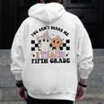 Retro You Can't Scare Me I Teach 5th Grade Teacher Halloween Men Zip Up Hoodie Back Print, funny design Retro You Can't Scare Me I Teach 5th Grade Teacher Halloween Men Zip Up Hoodie Back Print, funny design