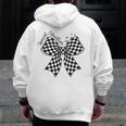 Retro Special Education Squad Coquette Bow SPED Teacher Men Zip Up Hoodie Back Print, funny design