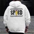 Retro SPED Teacher Pencil Lightning Bolt Back To School Men Zip Up Hoodie Back Print, funny design Retro SPED Teacher Pencil Lightning Bolt Back To School Men Zip Up Hoodie Back Print, funny design