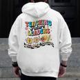 Retro Teaching Future Leaders Groovy Teacher Back To School Men Zip Up Hoodie Back Print, Future Teacher Gifts, Groovy Teacher Gifts, funny design Retro Teaching Future Leaders Groovy Teacher Back To School Men Zip Up Hoodie Back Print, Future Teacher Gifts, Groovy Teacher Gifts, funny design
