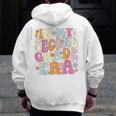 In My Second Grade Era 2nd Grade Girl Teacher Back To School Men Zip Up Hoodie Back Print, 2nd Grade Teacher Gifts, funny design In My Second Grade Era 2nd Grade Girl Teacher Back To School Men Zip Up Hoodie Back Print, 2nd Grade Teacher Gifts, funny design