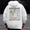 Silly Goose Teacher Club Silly Goose For Teacher Men Zip Up Hoodie Back Print, funny design Silly Goose Teacher Club Silly Goose For Teacher Men Zip Up Hoodie Back Print, funny design