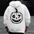 Six Seven Halloween Costume For Students Teachers Men Zip Up Hoodie Back Print, funny design Six Seven Halloween Costume For Students Teachers Men Zip Up Hoodie Back Print, funny design
