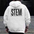 Stem Teacher Science Technology Engineering Math Teachers Men Zip Up Hoodie Back Print, Science Teacher Gifts, funny design Stem Teacher Science Technology Engineering Math Teachers Men Zip Up Hoodie Back Print, Science Teacher Gifts, funny design