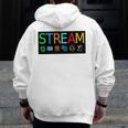 Stream Technology Robotics Shirt For Teachers And Students Premium Tri-Blend Men Zip Up Hoodie Back Print, funny design Stream Technology Robotics Shirt For Teachers And Students Premium Tri-Blend Men Zip Up Hoodie Back Print, funny design