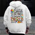 It Takes A Special Teacher To Hear What A Child Cannot Say Men Zip Up Hoodie Back Print, funny design