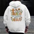 I Teach Tiny Humans About Jesus Christian Teacher Religious Men Zip Up Hoodie Back Print, funny design I Teach Tiny Humans About Jesus Christian Teacher Religious Men Zip Up Hoodie Back Print, funny design