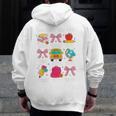 Teacher Christian God Says I Am Faith Religious Bible Verse Men Zip Up Hoodie Back Print, funny design